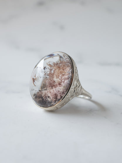 Cherry Blossom Garden Quartz Hawaiian Ring - 2