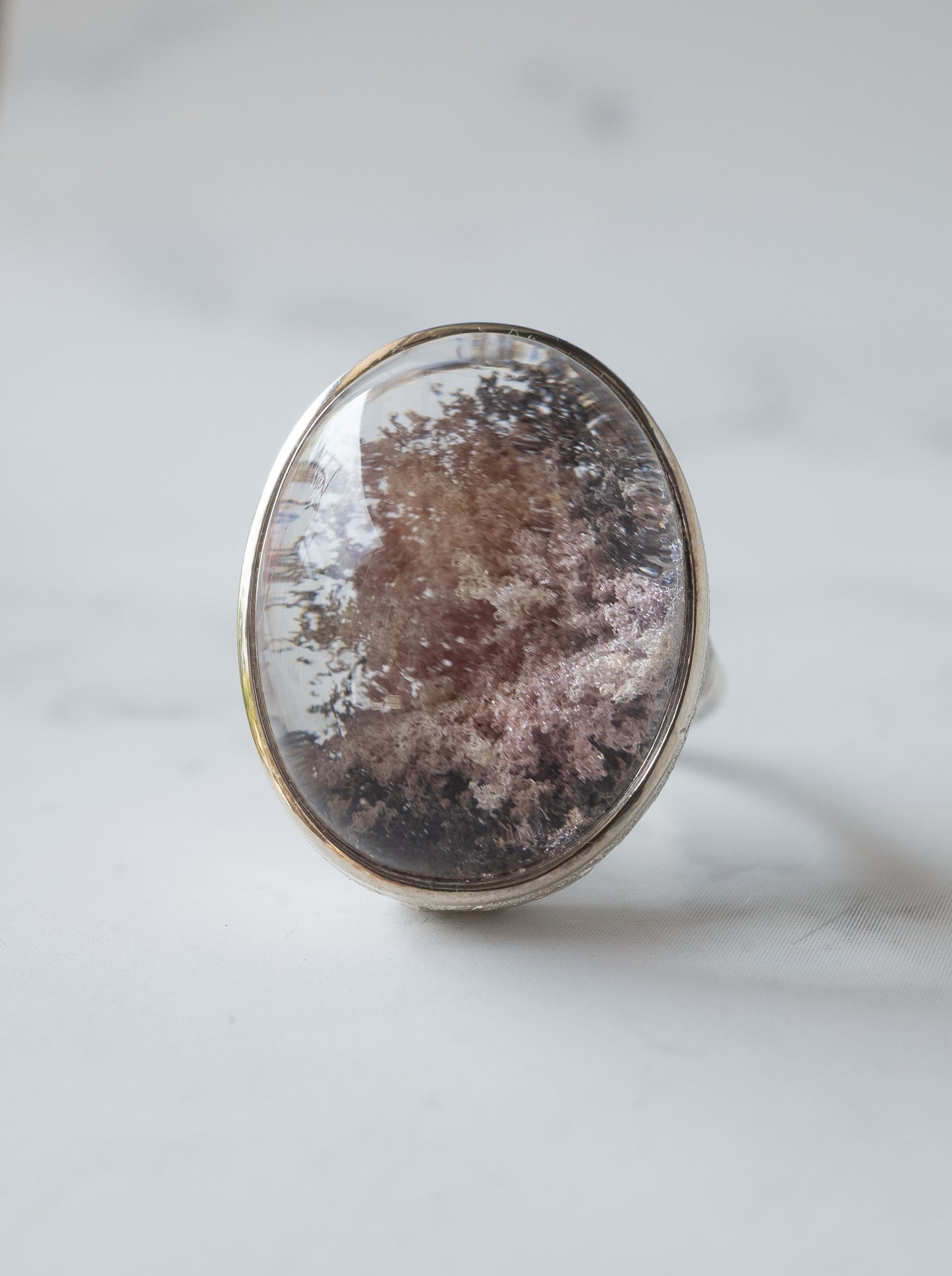 Cherry Blossom Garden Quartz Hawaiian Ring - 2
