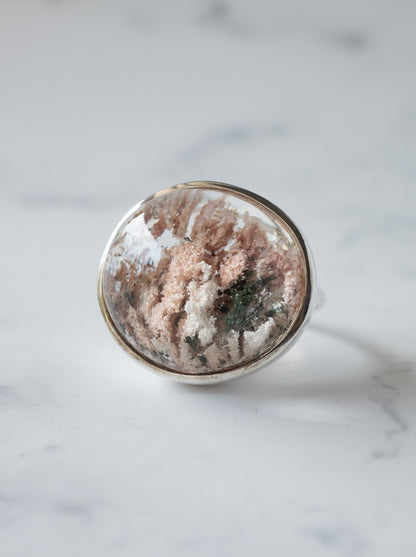 Cherry Blossom Garden Quartz Ring - 4