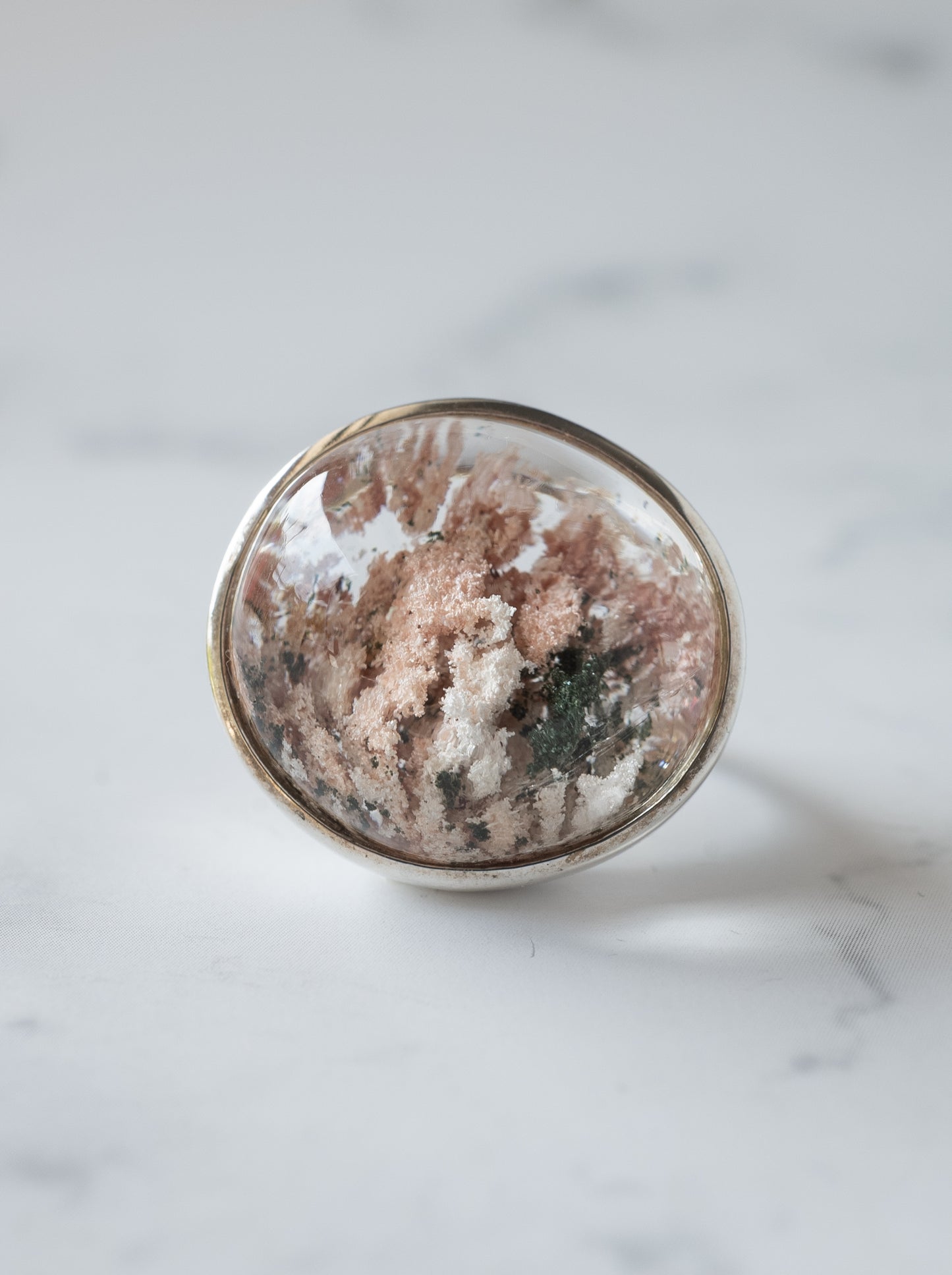 Cherry Blossom Garden Quartz Ring - 4