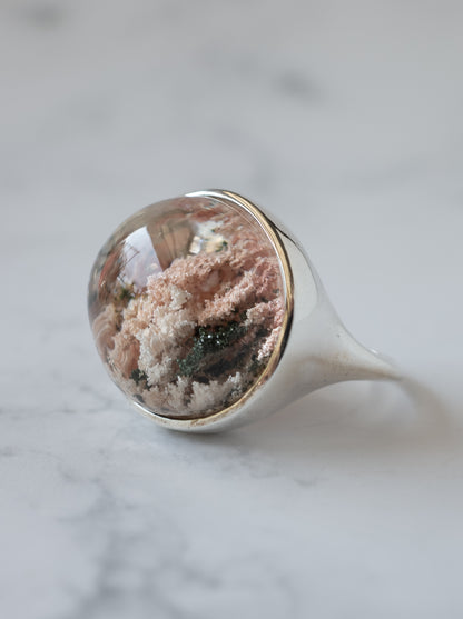 Cherry Blossom Garden Quartz Ring - 4