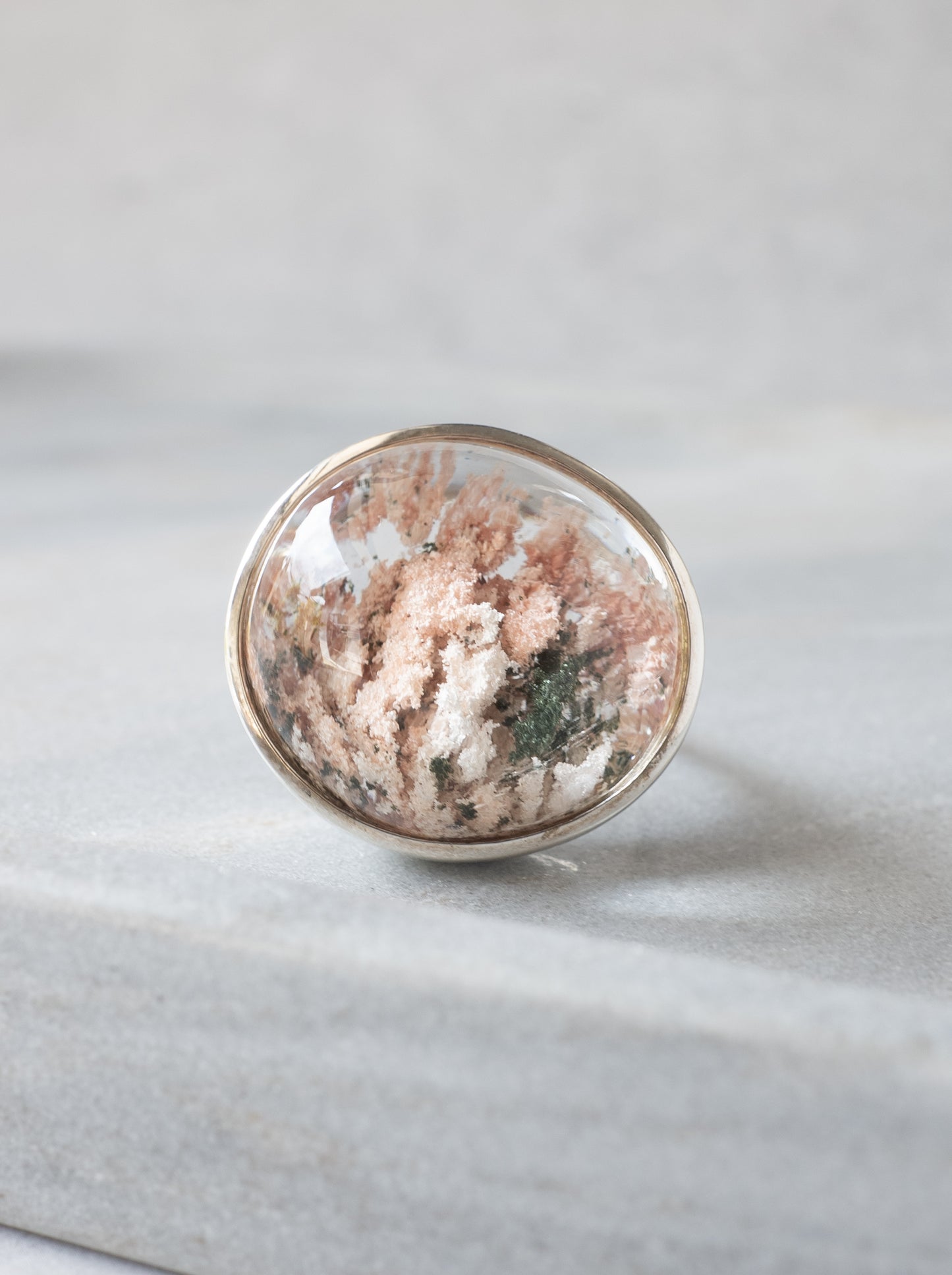 Cherry Blossom Garden Quartz Ring - 4