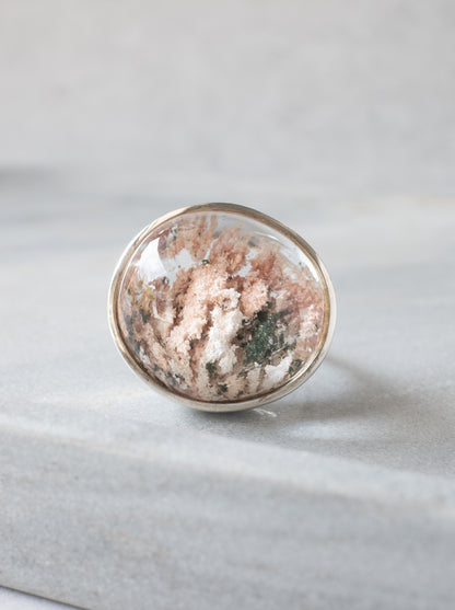 Cherry Blossom Garden Quartz Ring - 4