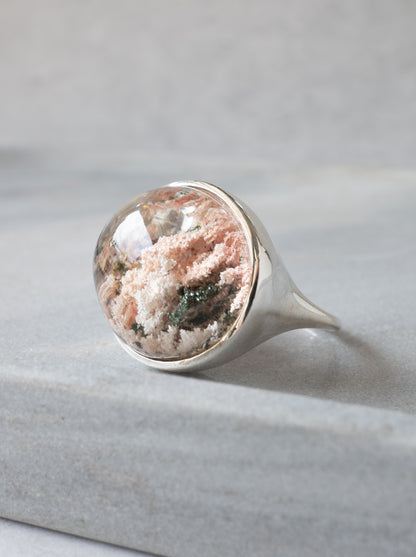 Cherry Blossom Garden Quartz Ring - 4