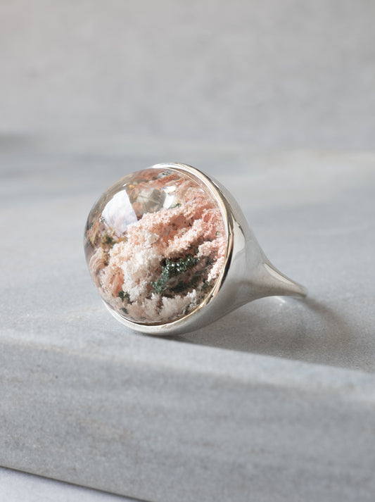 Cherry Blossom Garden Quartz Ring - 4