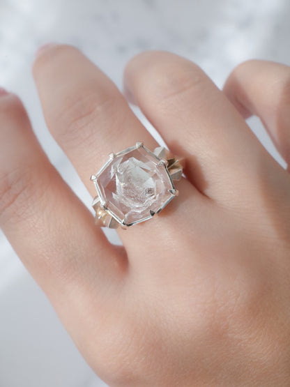 Quartz in Quartz CRYSTALLIZE Ring - 2 / cut by CANNA