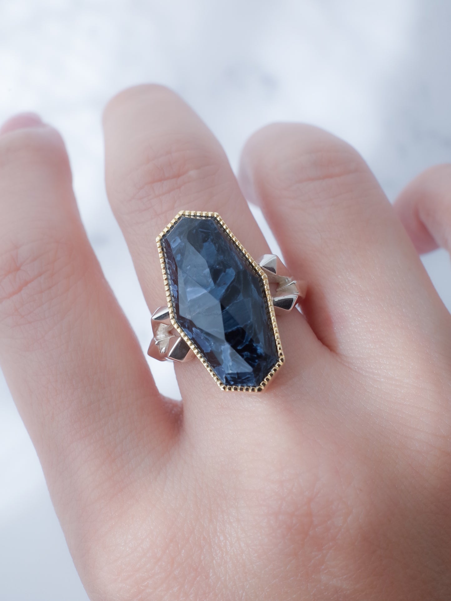Pietersite  CRYSTALLIZE Ring - 1 / cut by CANNA