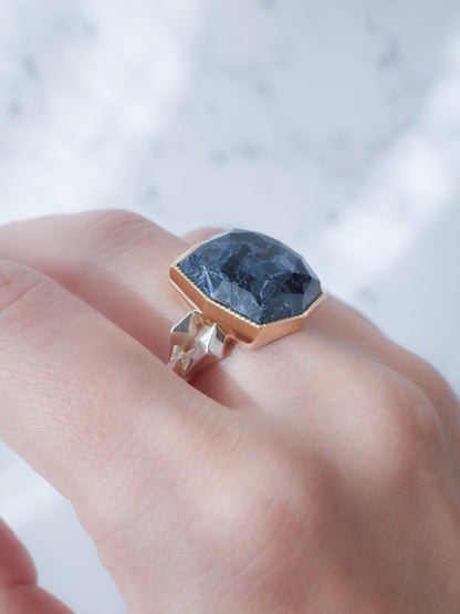 Pietersite  CRYSTALLIZE Ring - 2 / cut by CANNA