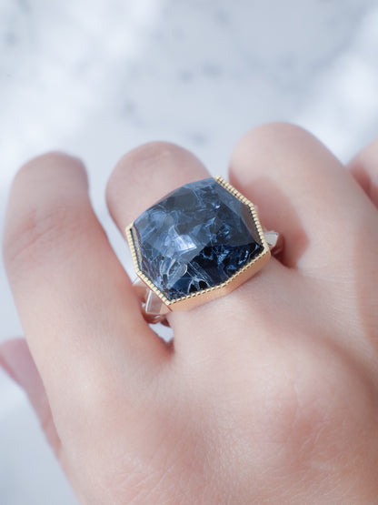 Pietersite  CRYSTALLIZE Ring - 2 / cut by CANNA