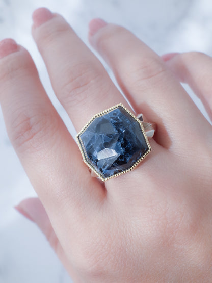 Pietersite  CRYSTALLIZE Ring - 2 / cut by CANNA