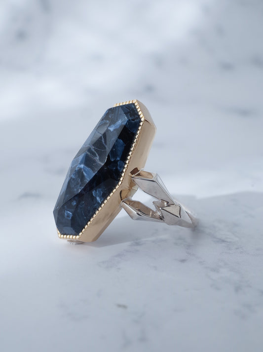 Pietersite  CRYSTALLIZE Ring - 1 / cut by CANNA