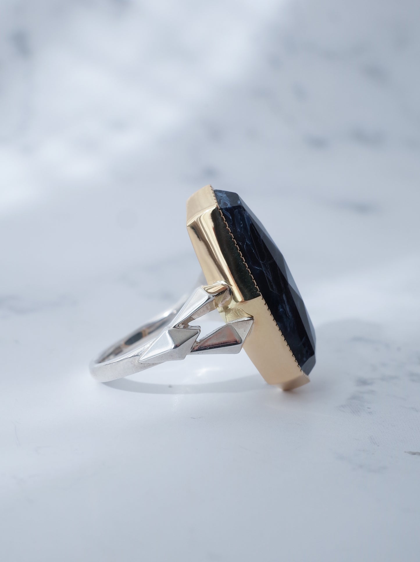 Pietersite  CRYSTALLIZE Ring - 1 / cut by CANNA