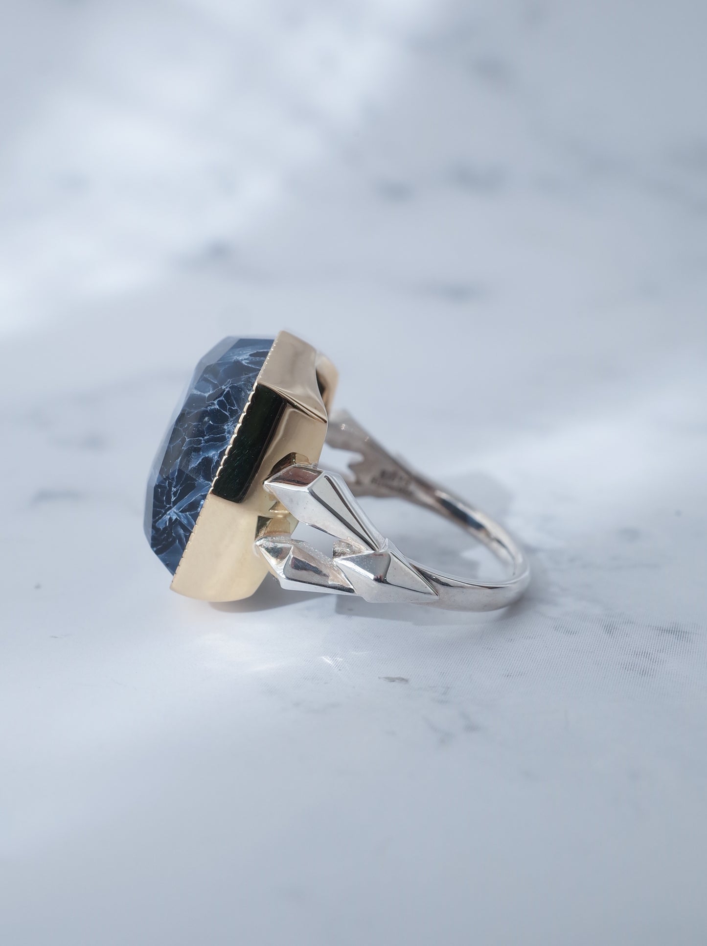 Pietersite  CRYSTALLIZE Ring - 2 / cut by CANNA