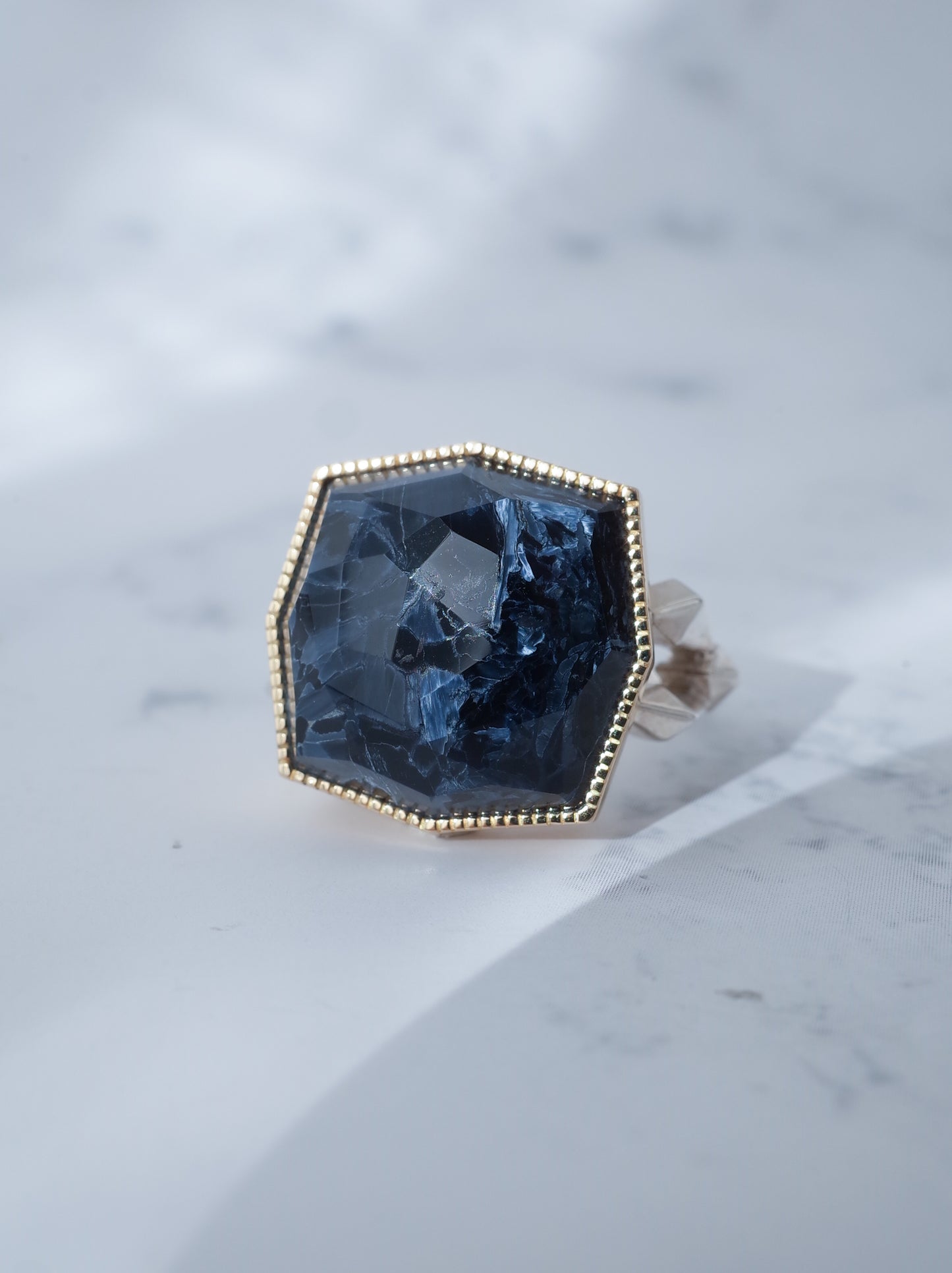 Pietersite  CRYSTALLIZE Ring - 2 / cut by CANNA