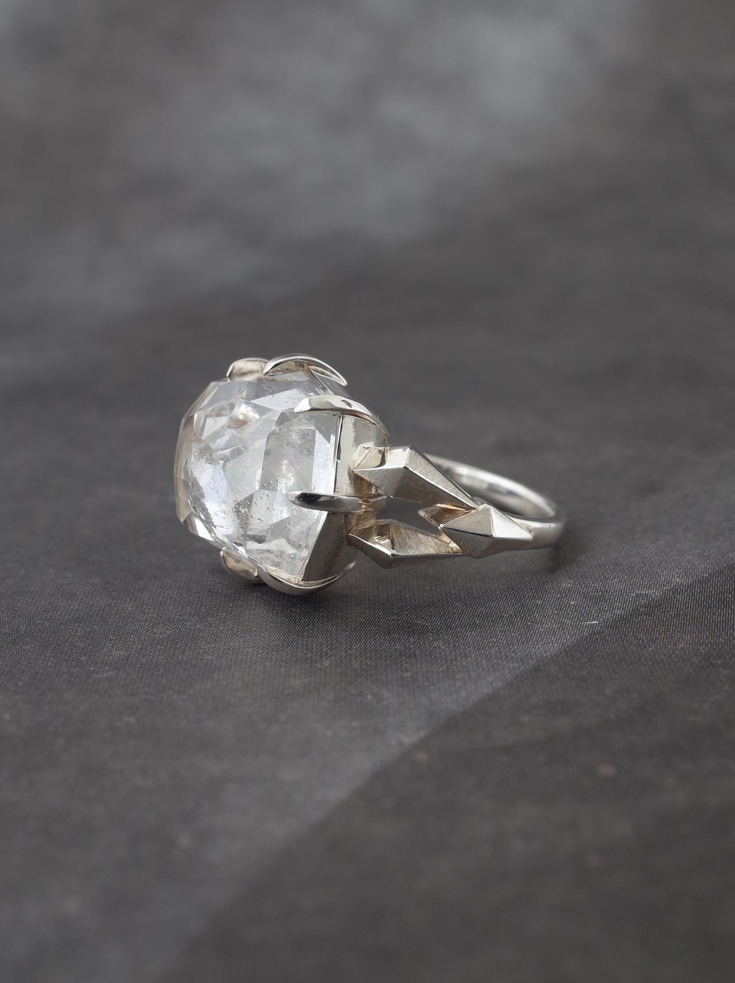 Quartz in Quartz CRYSTALLIZE Ring - 2 / cut by CANNA
