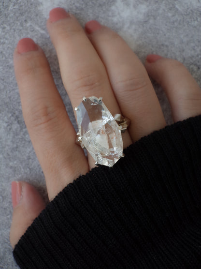 Quartz in Quartz CRYSTALLIZE Ring - 1 / cut by CANNA