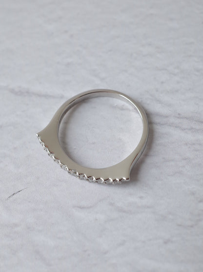 Lunarc Stacking Ring Pt950
