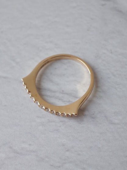 Lunarc Stacking Ring K18YG