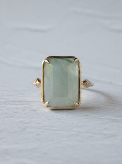 Jadeite Hawaiian Ring - Octagon