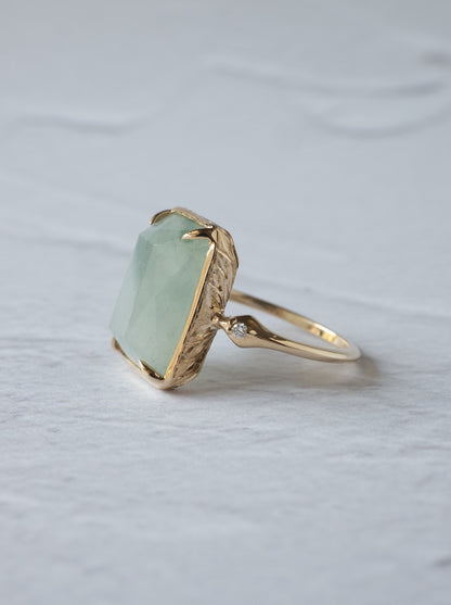 Jadeite Hawaiian Ring - Octagon