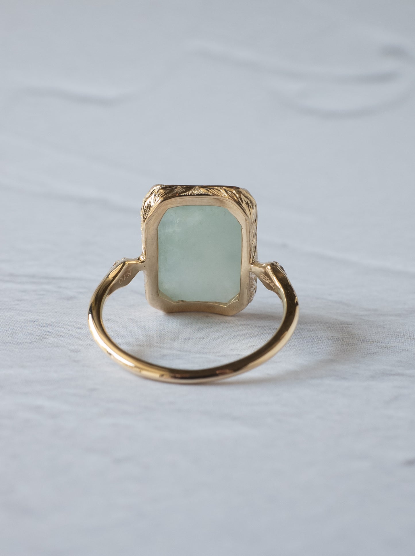 Jadeite Hawaiian Ring - Octagon