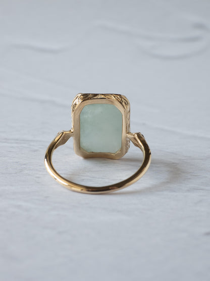 Jadeite Hawaiian Ring - Octagon
