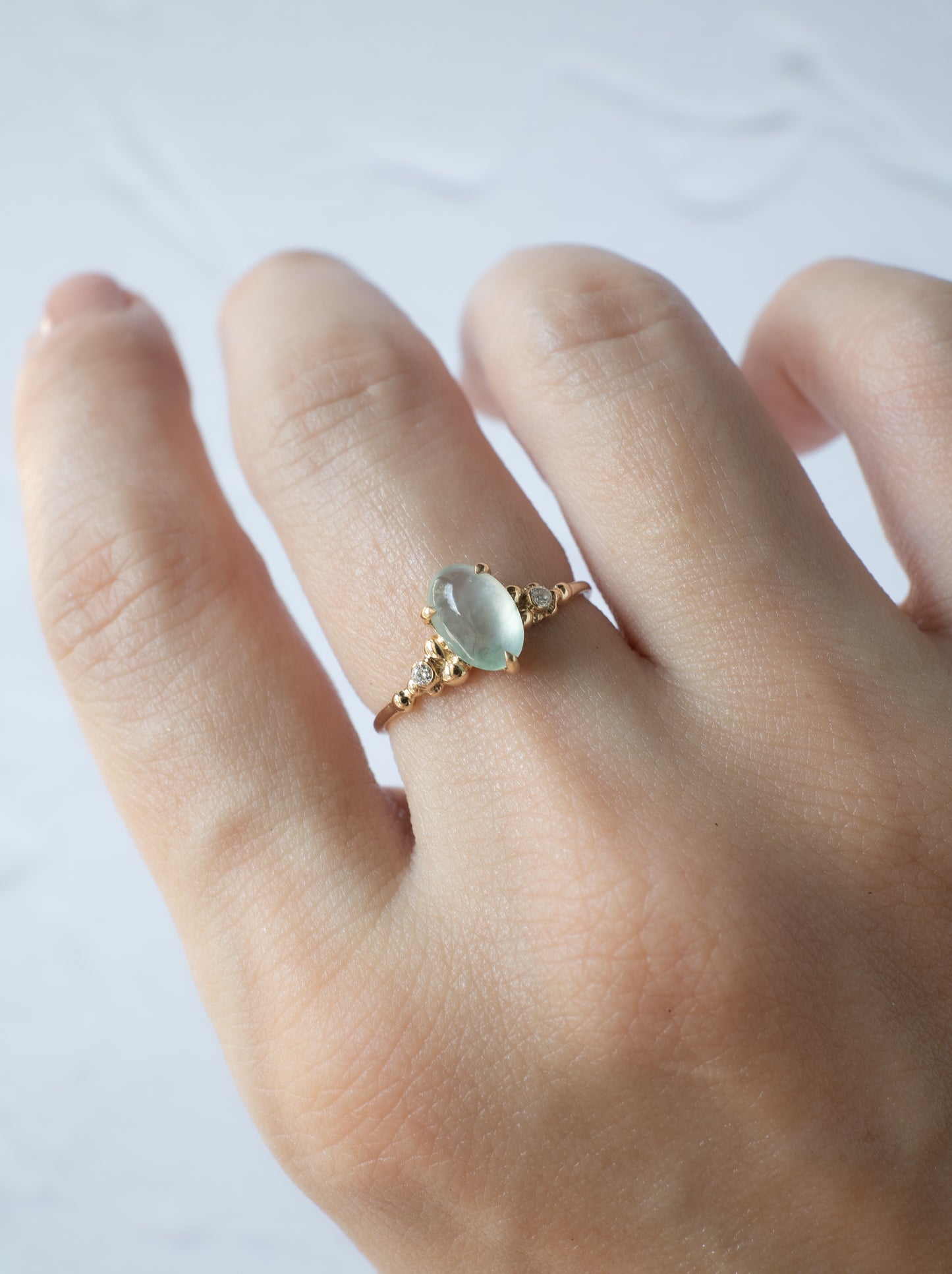 Jadeite Bubble Ring - 2