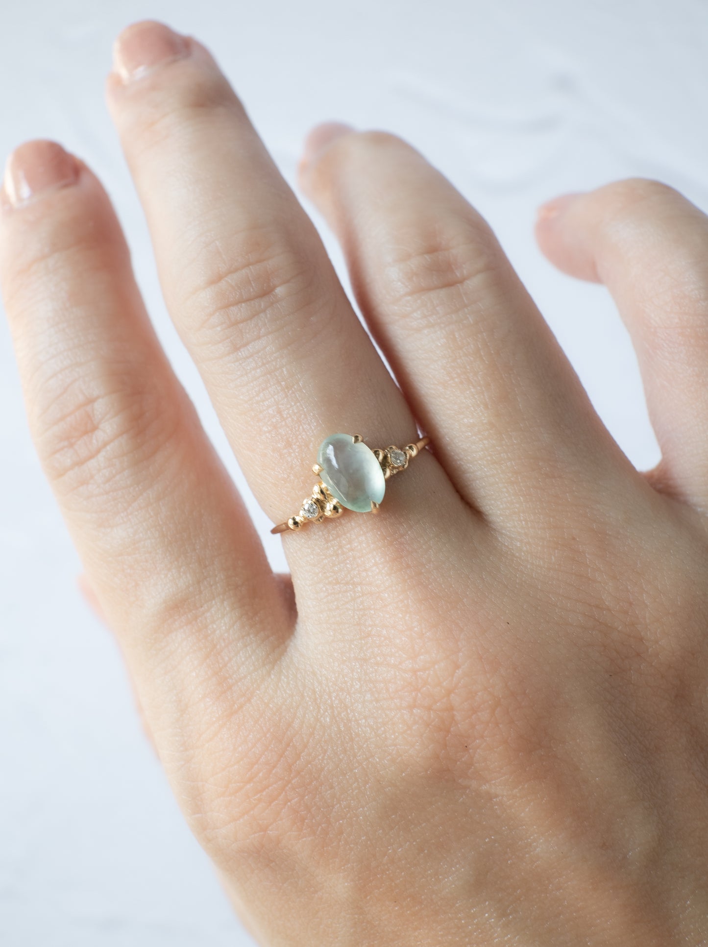 Jadeite Bubble Ring - 2