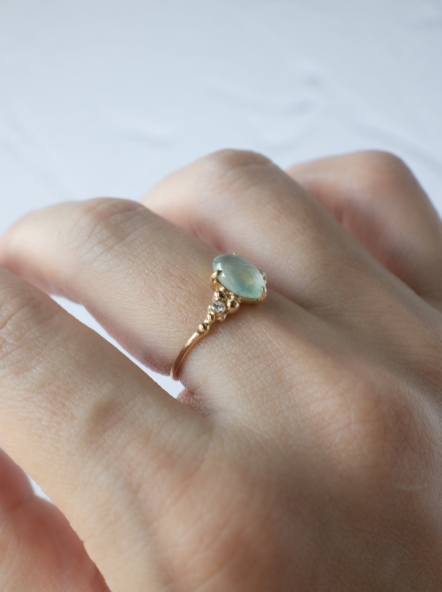 Jadeite Bubble Ring - 2