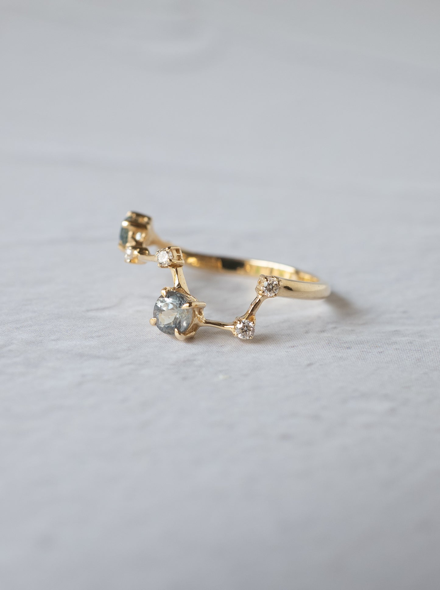 Montana Sappire Asterism Ring
