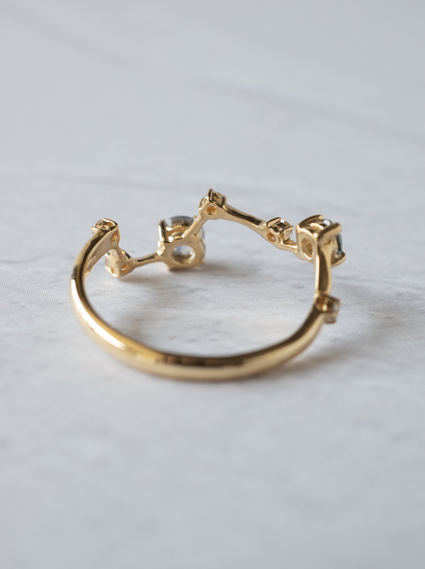 Montana Sappire Asterism Ring