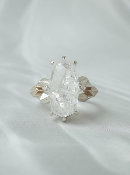 Quartz in Quartz CRYSTALLIZE Ring - 4 / cut by CANNA