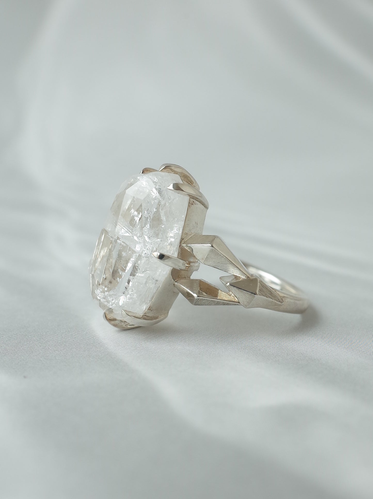 Quartz in Quartz CRYSTALLIZE Ring - 4 / cut by CANNA