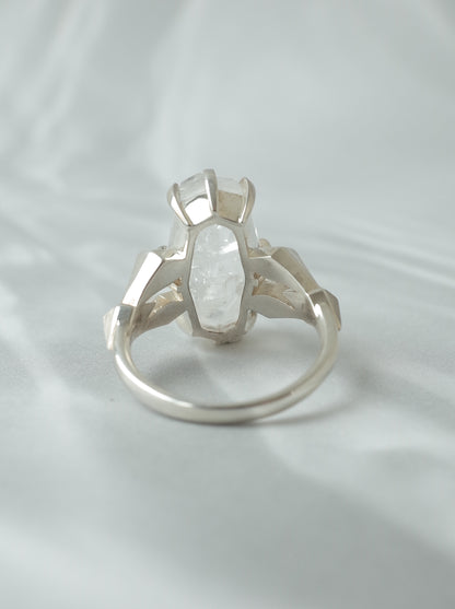 Quartz in Quartz CRYSTALLIZE Ring - 4 / cut by CANNA