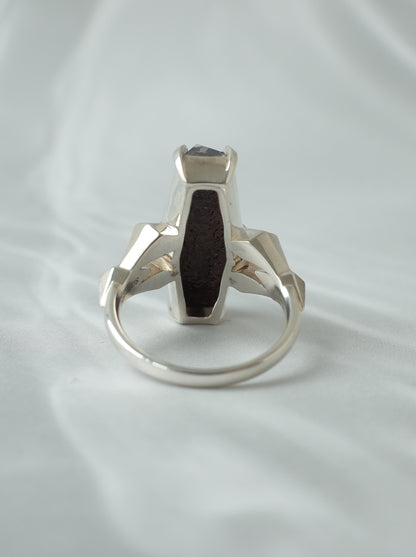 Hematite in Quartz CRYSTALLIZE Ring / cut by CANNA