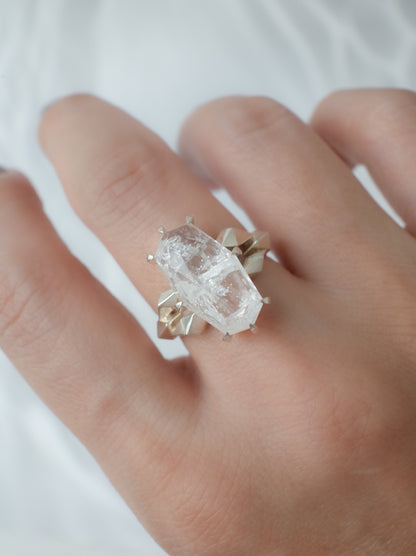 Quartz in Quartz CRYSTALLIZE Ring - 4 / cut by CANNA