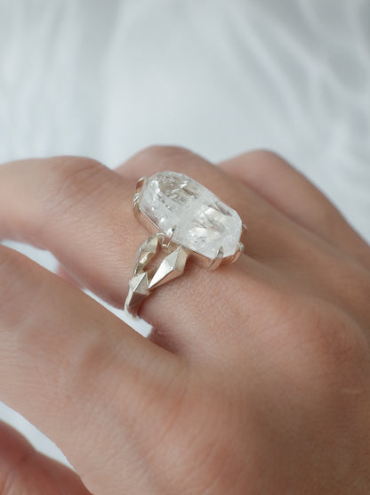 Quartz in Quartz CRYSTALLIZE Ring - 4 / cut by CANNA