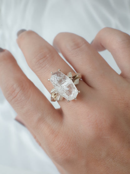 Quartz in Quartz CRYSTALLIZE Ring - 4 / cut by CANNA