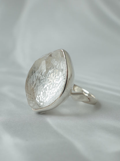 Rock Crystal Ring - 2  / cut by CANNA