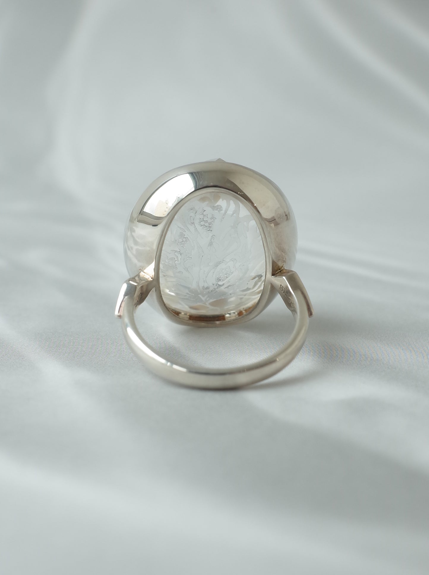 Rock Crystal Ring - 1  / cut by CANNA