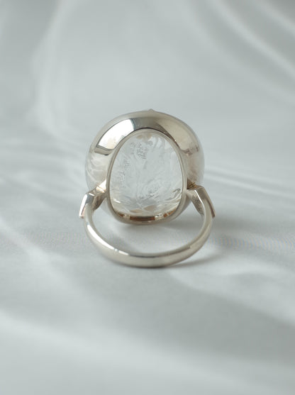 Rock Crystal Ring - 1  / cut by CANNA