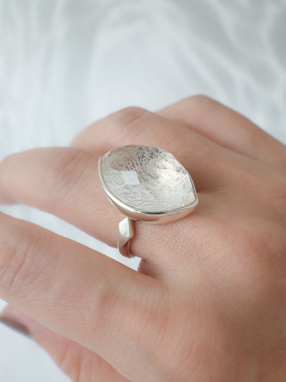 Rock Crystal Ring - 2  / cut by CANNA