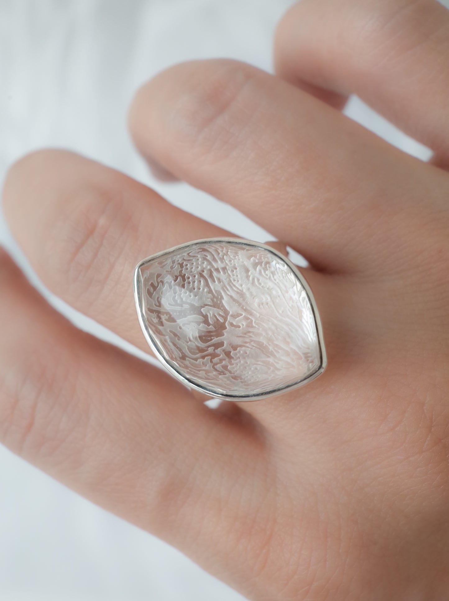Rock Crystal Ring - 2  / cut by CANNA