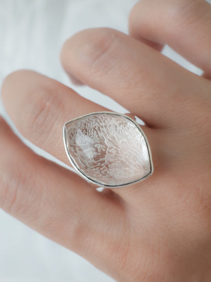 Rock Crystal Ring - 2  / cut by CANNA