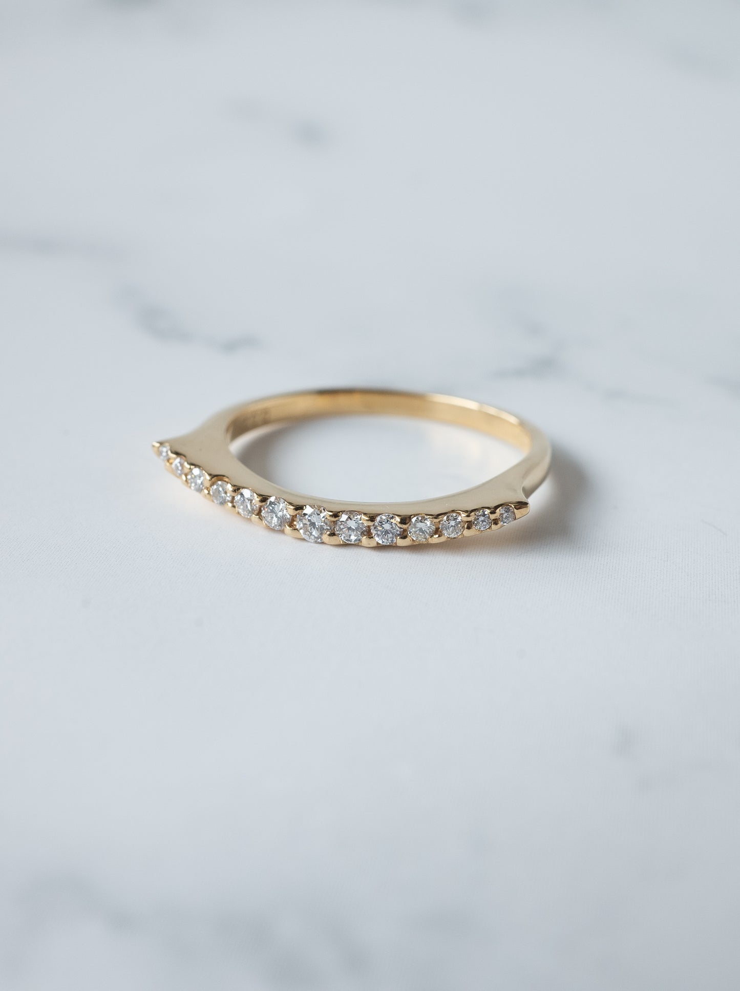 Lunarc Stacking Ring K18YG