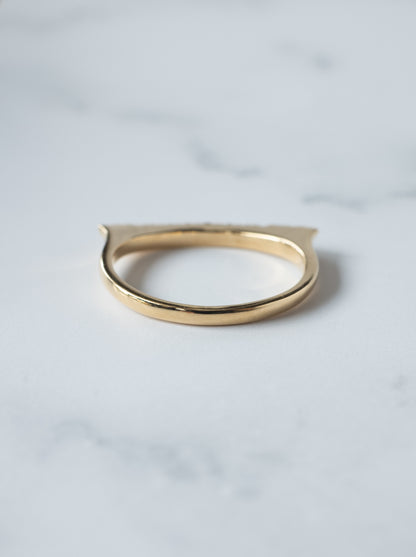 Lunarc Stacking Ring K18YG