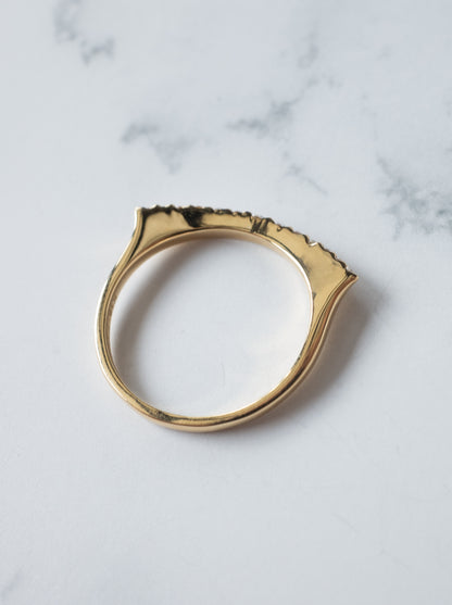Lunarc Stacking Ring K18YG