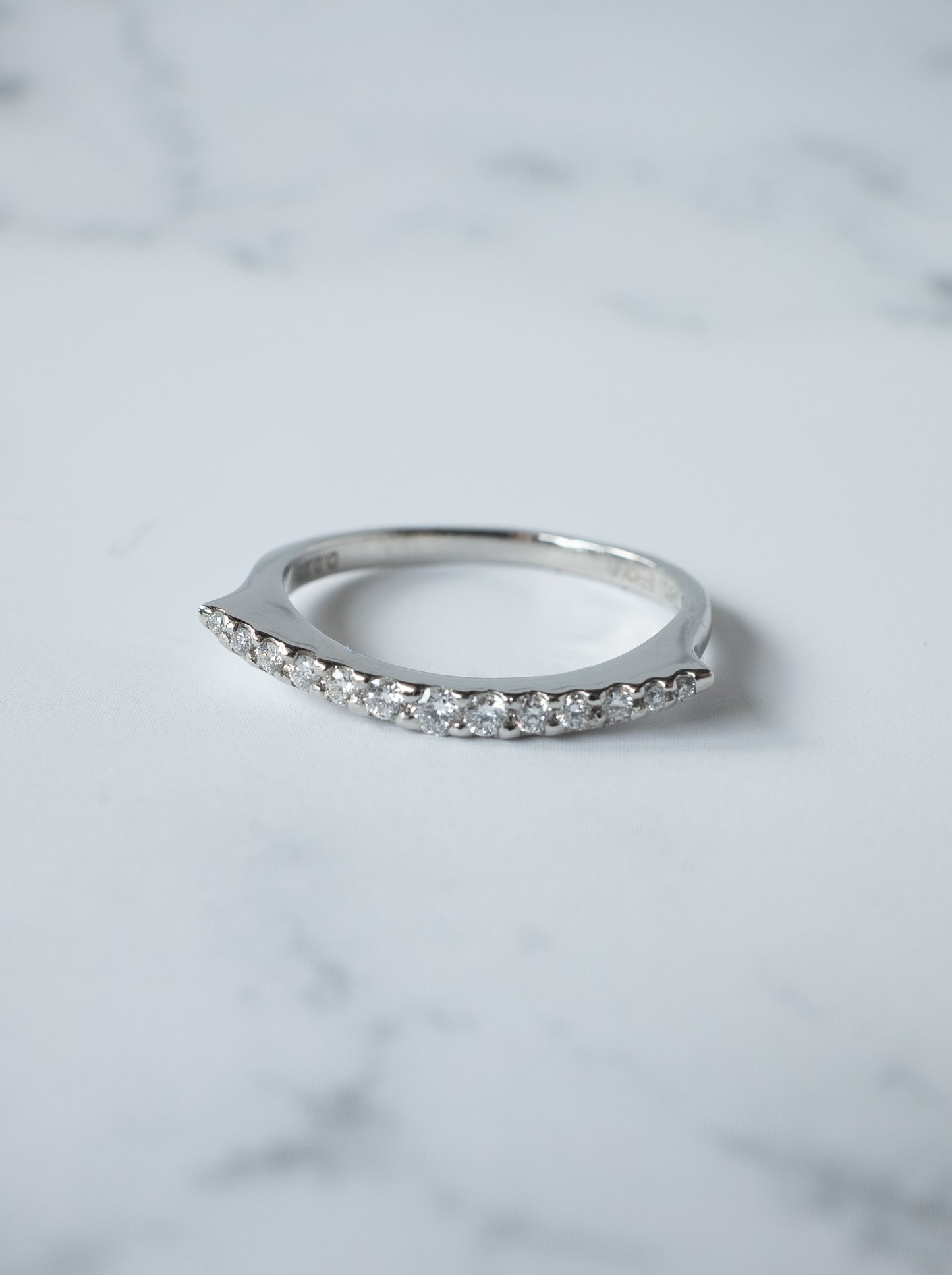 Lunarc Stacking Ring Pt950
