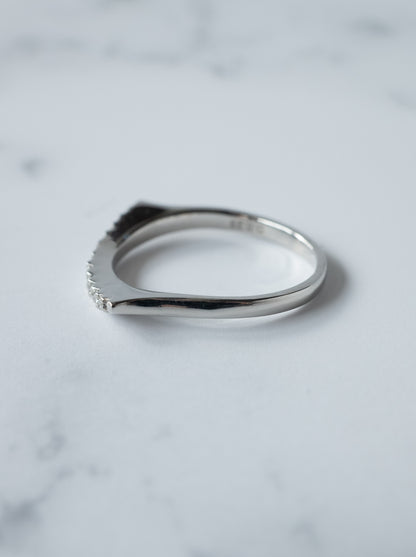 Lunarc Stacking Ring Pt950