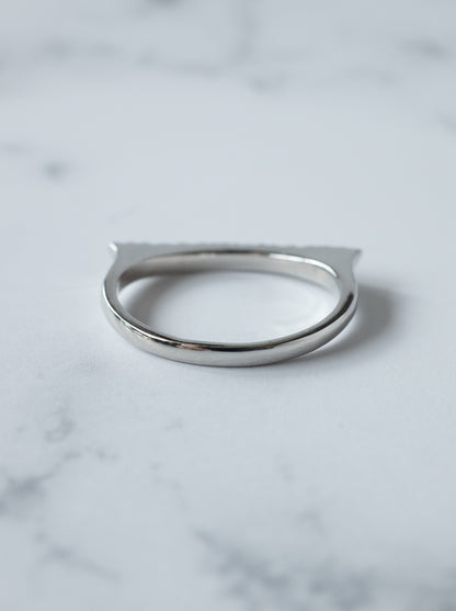 Lunarc Stacking Ring Pt950